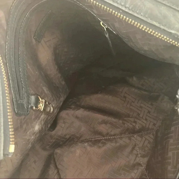 Cole Haan  black leather tote shoulder bag - Picture 6 of 7